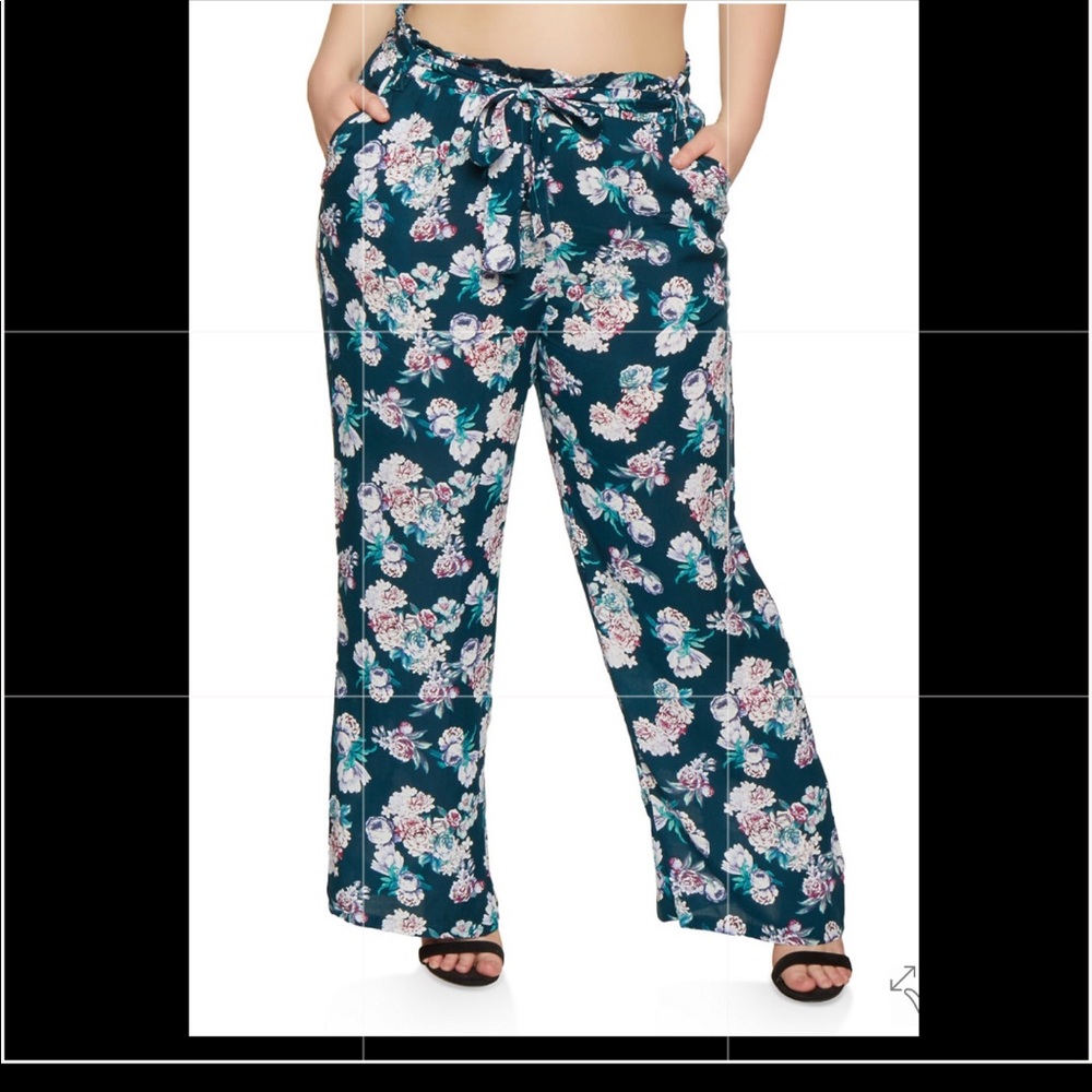 Palazzo print pants
